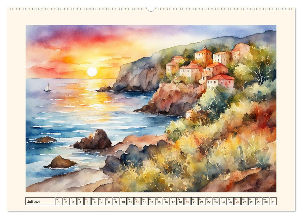 Facetten des Meeres (CALVENDO Premium Wandkalender 2026)