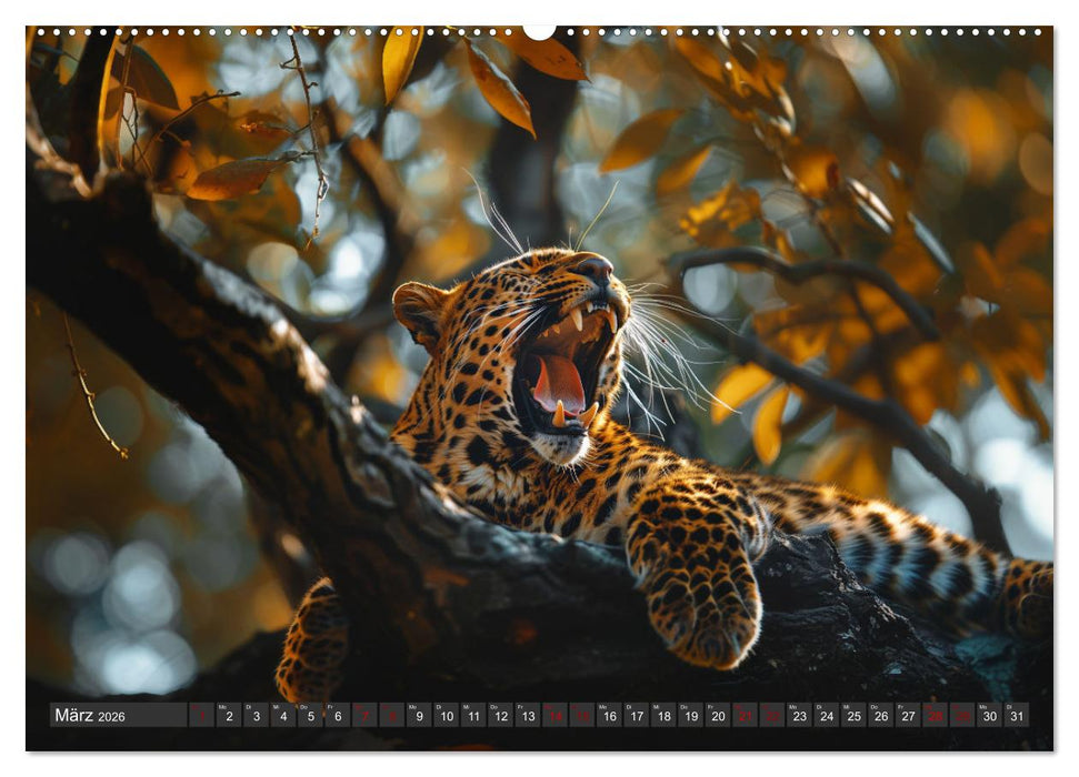 Ansteckend müde! (CALVENDO Wandkalender 2026)