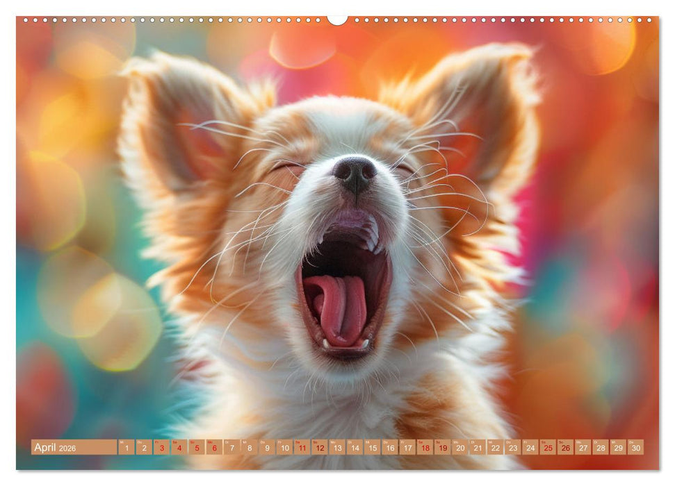 Ansteckend müde! (CALVENDO Wandkalender 2026)