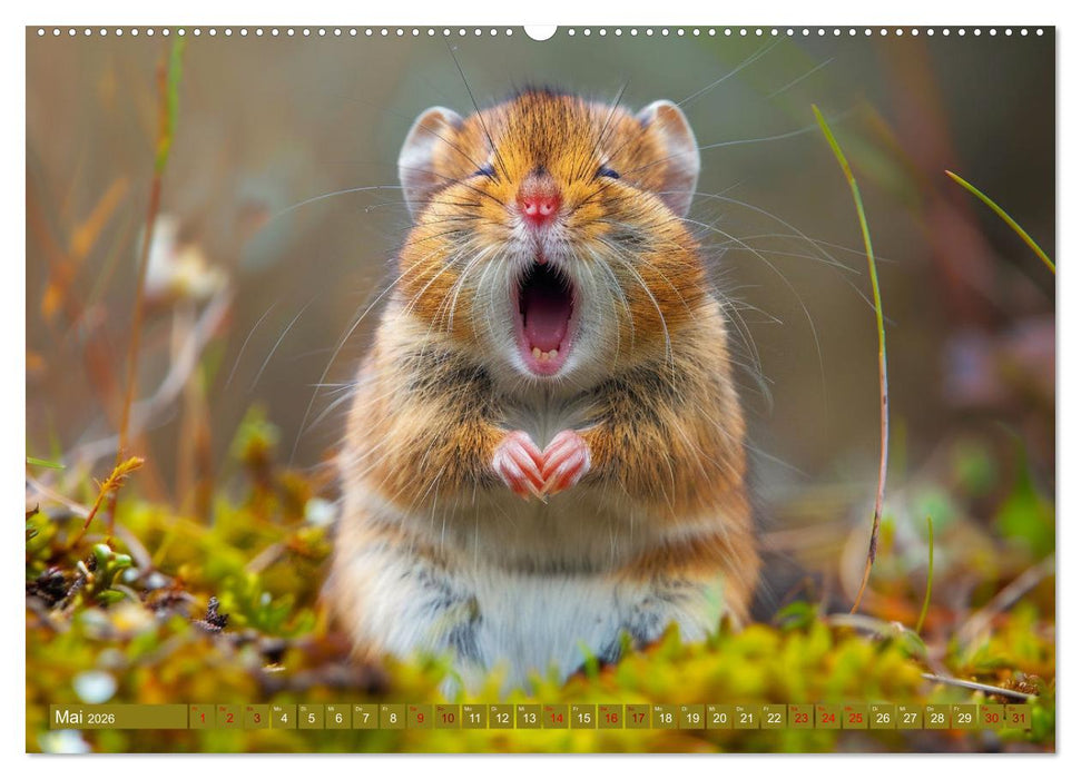 Ansteckend müde! (CALVENDO Wandkalender 2026)