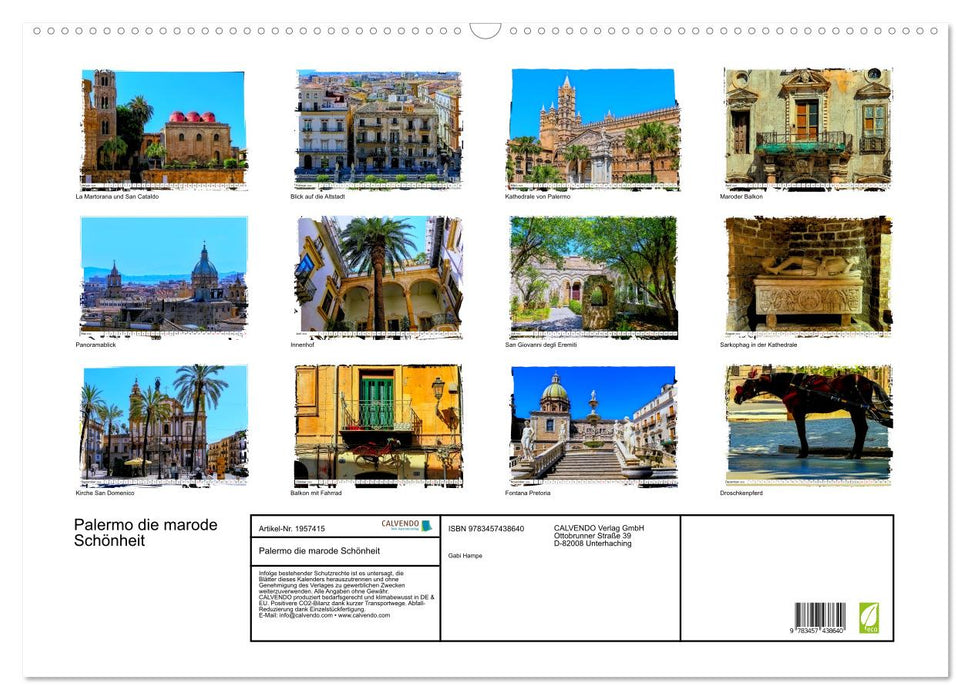 Palermo die marode Schönheit (CALVENDO Wandkalender 2026)