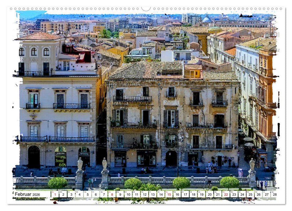 Palermo die marode Schönheit (CALVENDO Wandkalender 2026)