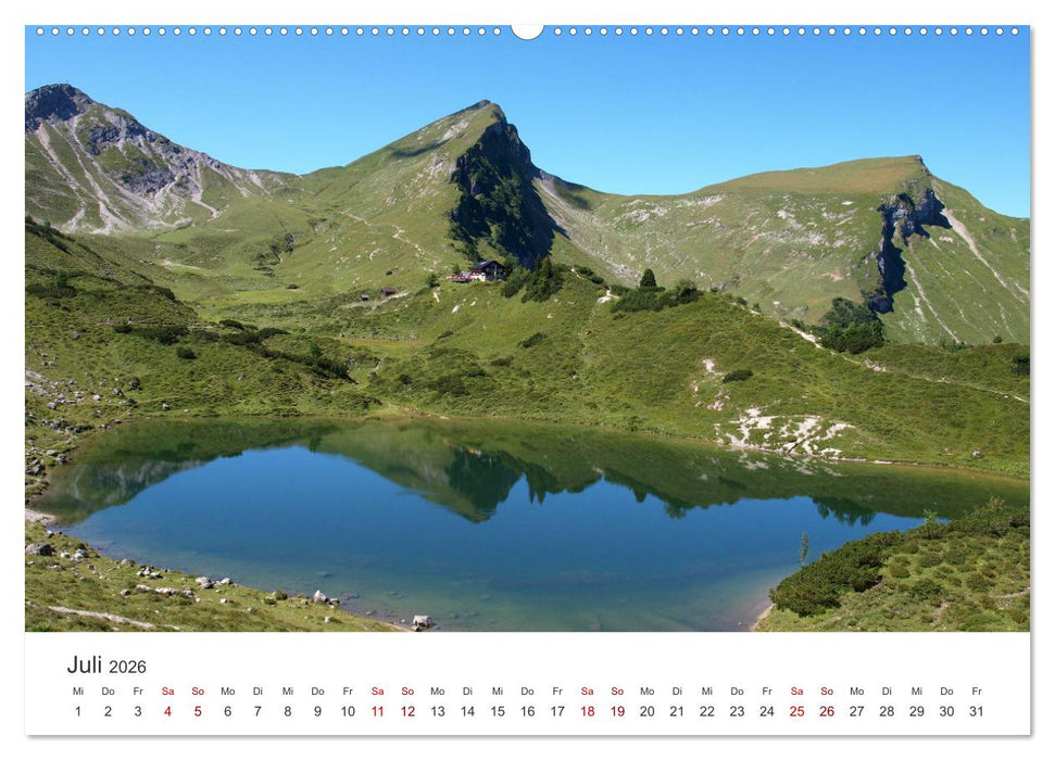 Bergerlebnisse im Tannheimer Tal (CALVENDO Premium Wandkalender 2026)