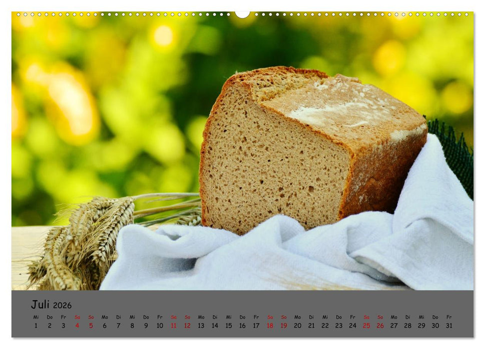 Mein Brotkalender (CALVENDO Premium Wandkalender 2026)