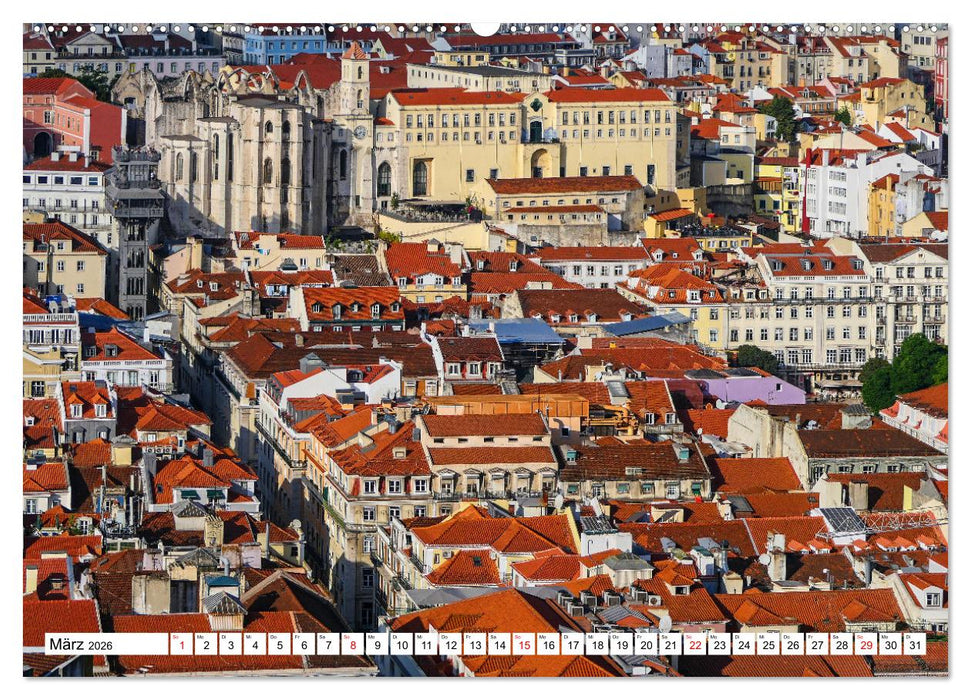 Bezauberndes Lissabon (CALVENDO Wandkalender 2026)