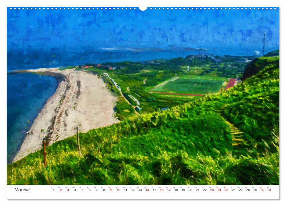 Nordseeinsel Helgoland - Ansichten der Insel in Acryl (CALVENDO Premium Wandkalender 2026)