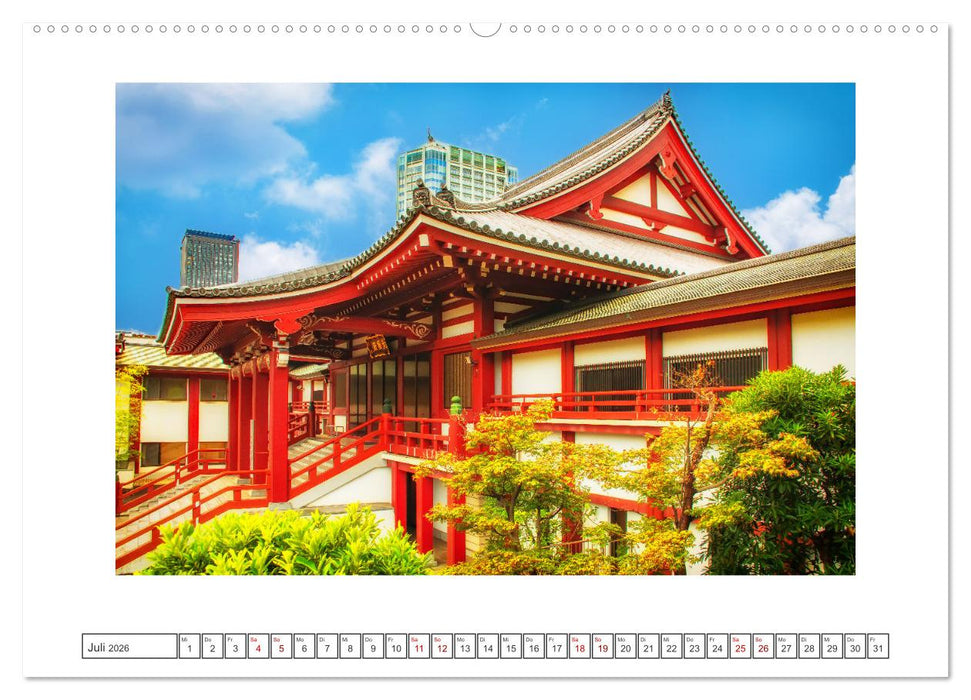 Tokio - Tradition und Moderne (CALVENDO Premium Wandkalender 2026)