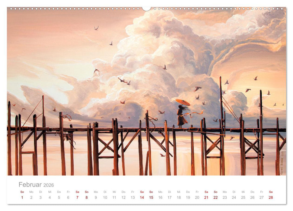 Paradise, Ausblicke und Träumereien (CALVENDO Premium Wandkalender 2026)