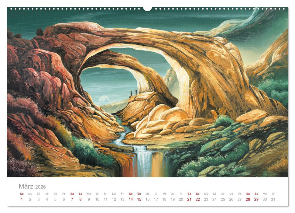 Paradise, Ausblicke und Träumereien (CALVENDO Premium Wandkalender 2026)