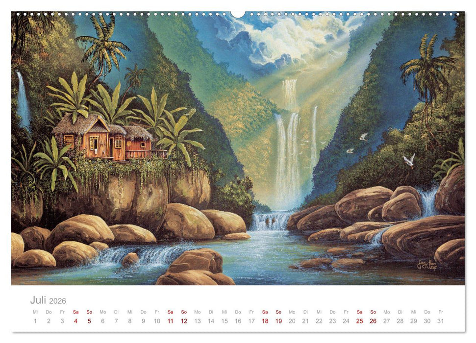 Paradise, Ausblicke und Träumereien (CALVENDO Premium Wandkalender 2026)