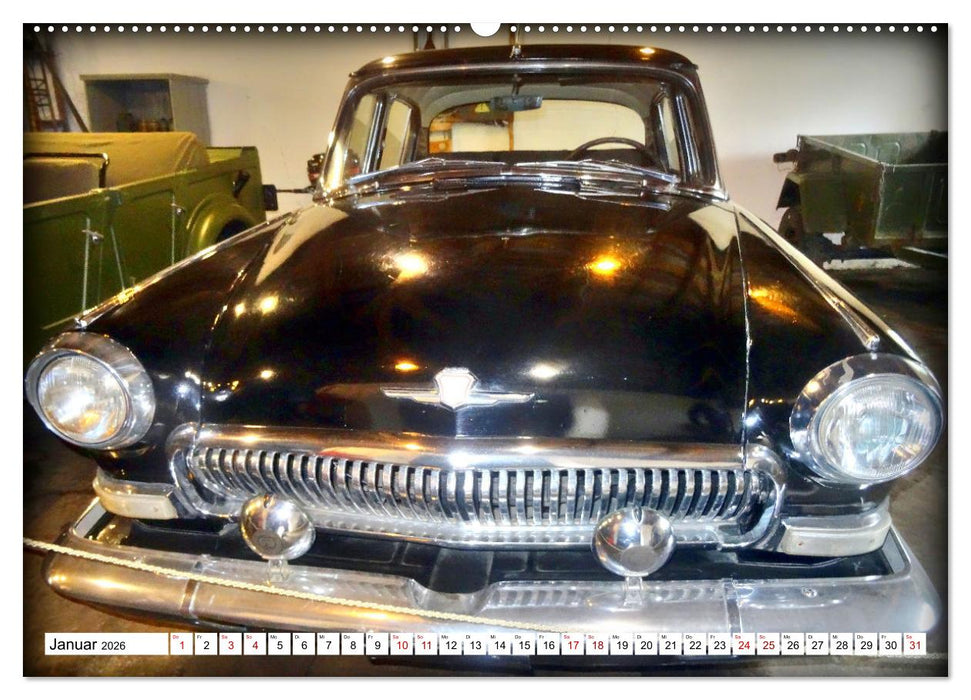 WOLGA - Auto-Legende der UdSSR (CALVENDO Premium Wandkalender 2026)