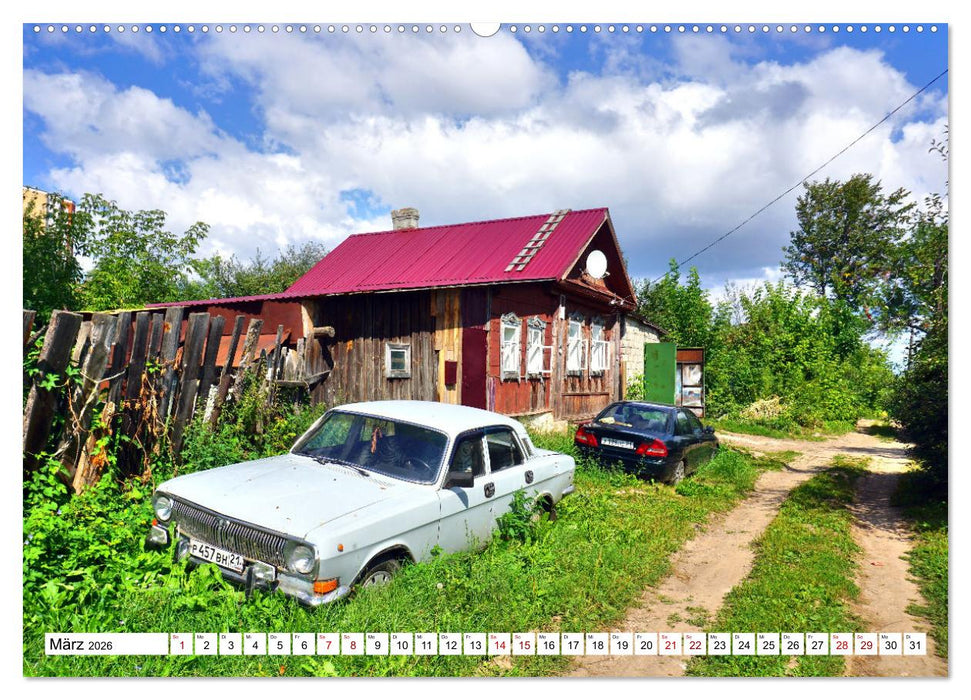 WOLGA - Auto-Legende der UdSSR (CALVENDO Premium Wandkalender 2026)