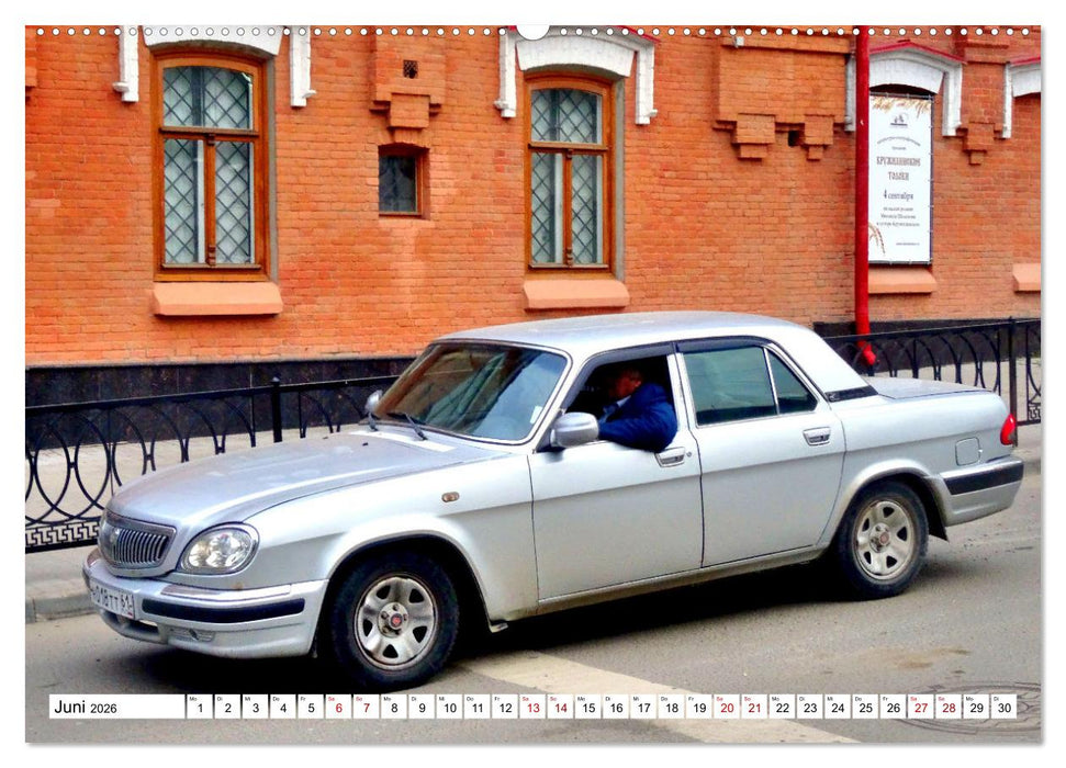 WOLGA - Auto-Legende der UdSSR (CALVENDO Premium Wandkalender 2026)