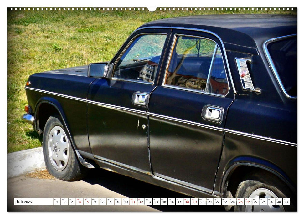 WOLGA - Auto-Legende der UdSSR (CALVENDO Premium Wandkalender 2026)