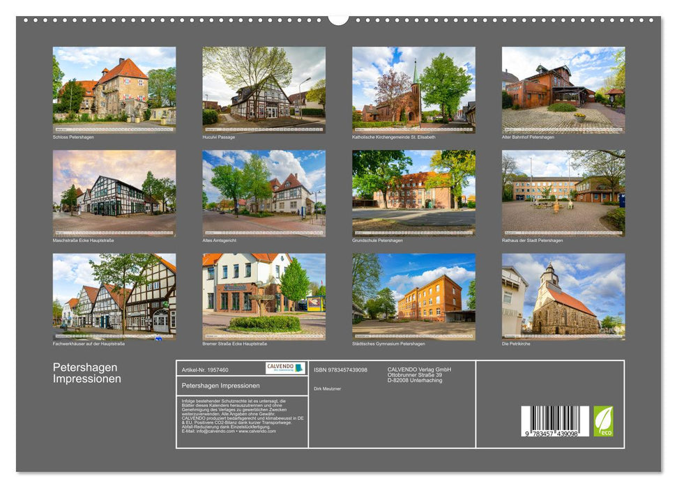 Petershagen Impressionen (CALVENDO Premium Wandkalender 2026)