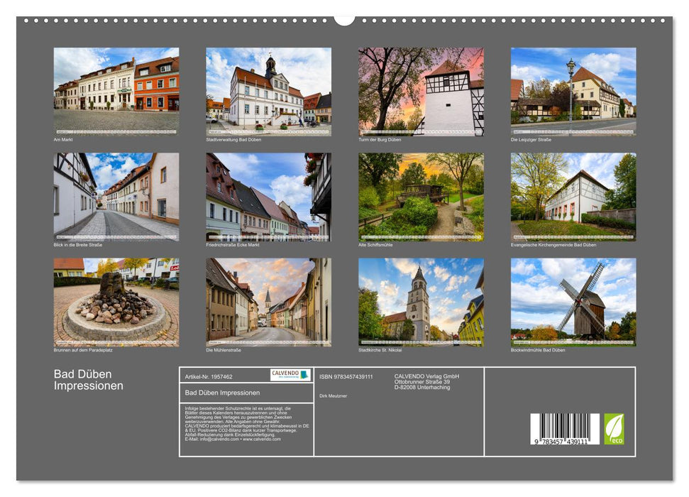 Bad Düben Impressionen (CALVENDO Premium Wandkalender 2026)