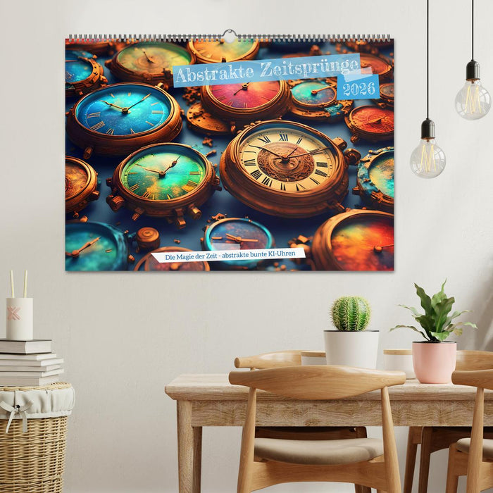 Abstrakte Zeitsprünge (CALVENDO Wandkalender 2026)