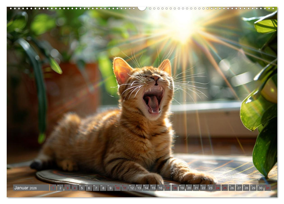 Ansteckend müde! (CALVENDO Premium Wandkalender 2026)