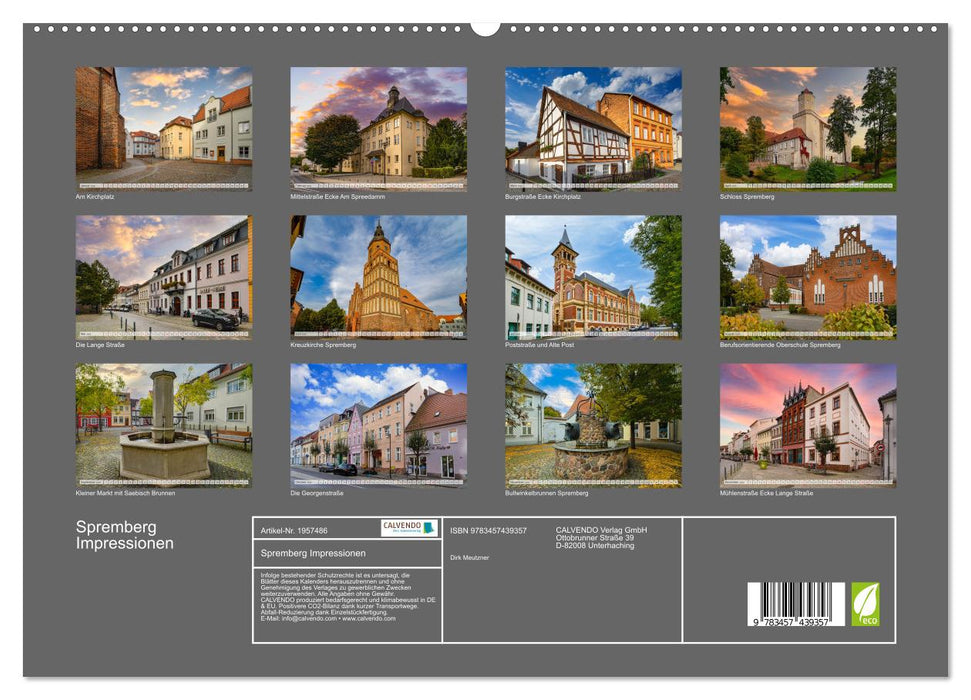Spremberg Impressionen (CALVENDO Premium Wandkalender 2026)