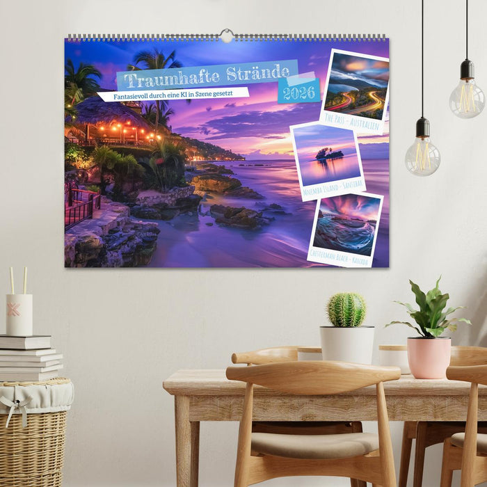 Traumhafte Strände (CALVENDO Wandkalender 2026)
