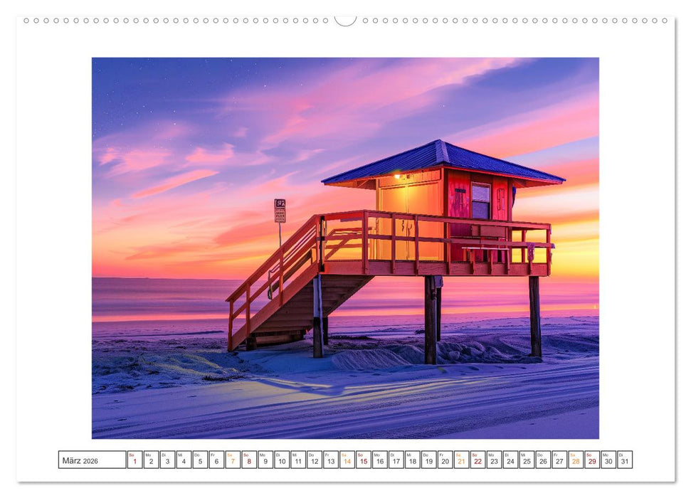 Traumhafte Strände (CALVENDO Wandkalender 2026)