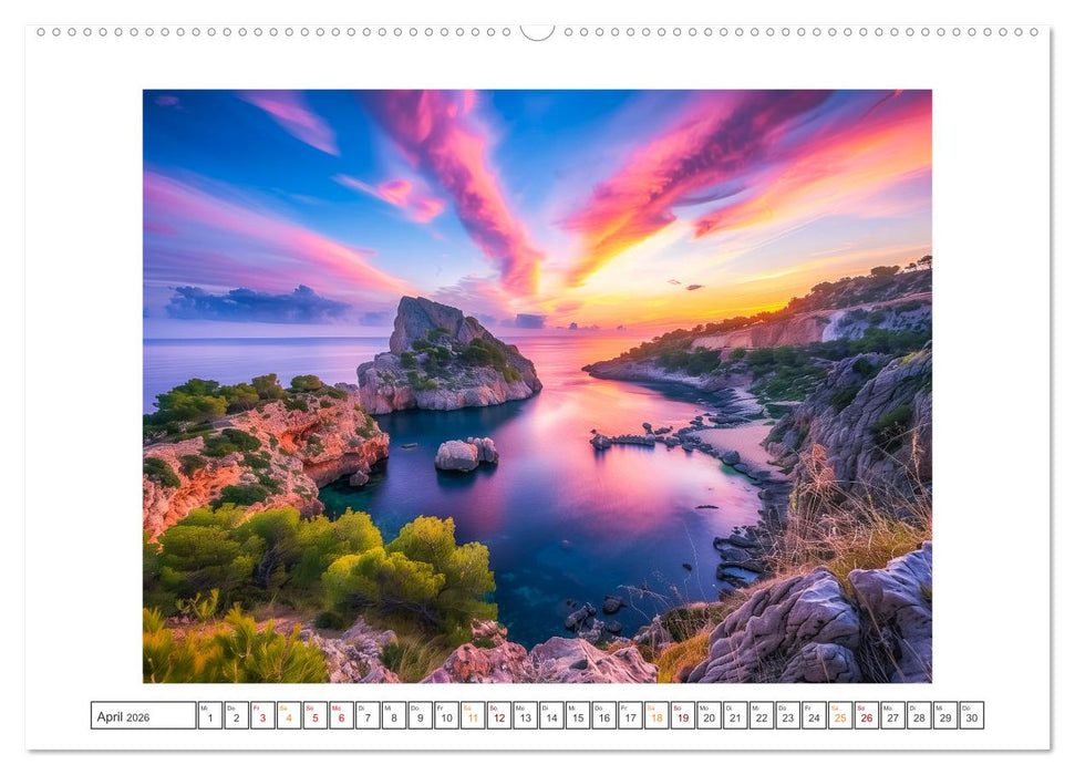 Traumhafte Strände (CALVENDO Wandkalender 2026)