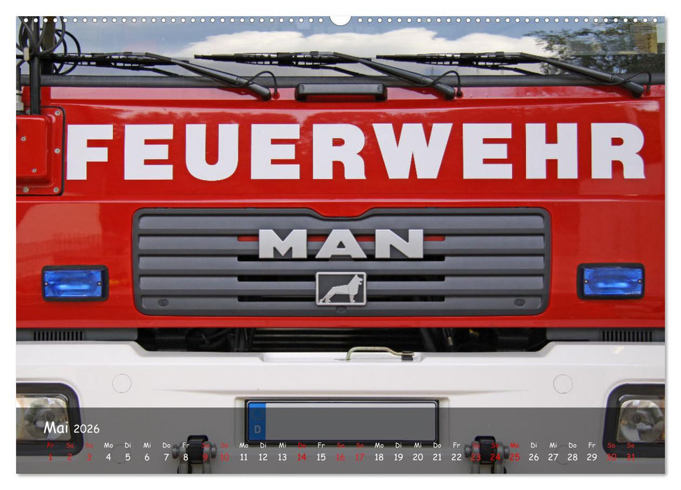 Der Rettungsdienst (CALVENDO Premium Wandkalender 2026)