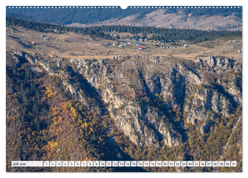 Montenegro - Welterbe Durmitor (CALVENDO Premium Wandkalender 2026)