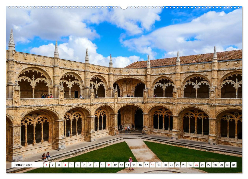 Bezauberndes Lissabon (CALVENDO Premium Wandkalender 2026)
