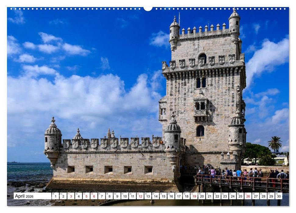 Bezauberndes Lissabon (CALVENDO Premium Wandkalender 2026)