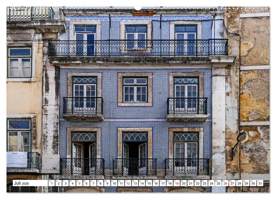 Bezauberndes Lissabon (CALVENDO Premium Wandkalender 2026)