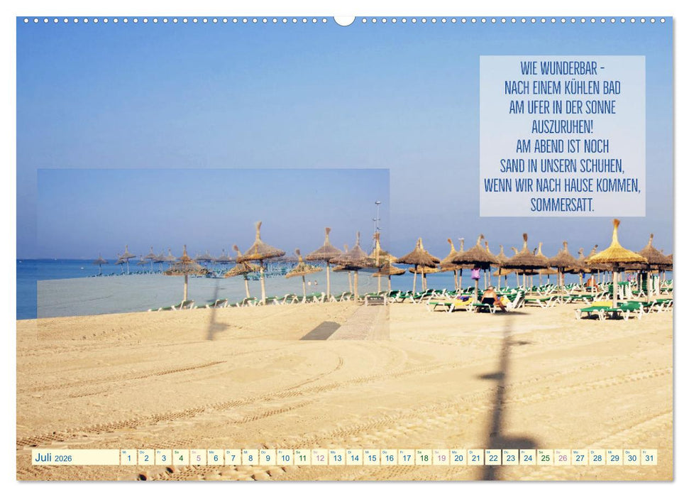 Stimmungsreigen Gefühlvolle Texte und Bilder (CALVENDO Premium Wandkalender 2026)