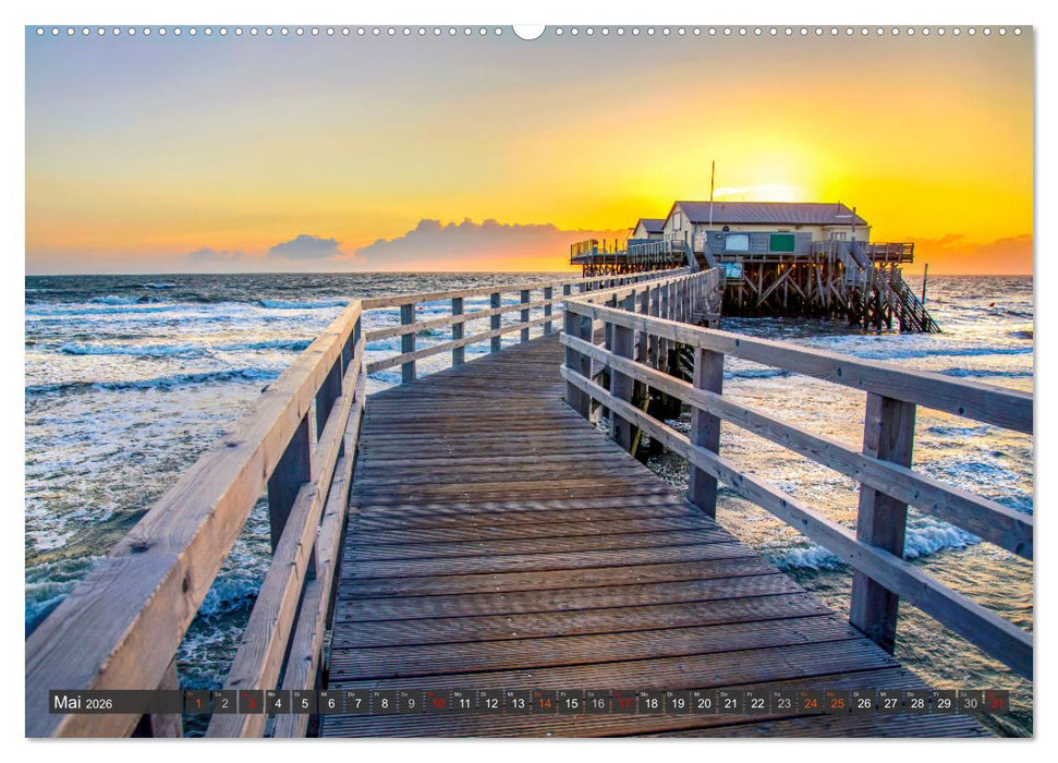 Bezaubernde Farbspiele am Meer (CALVENDO Premium Wandkalender 2026)