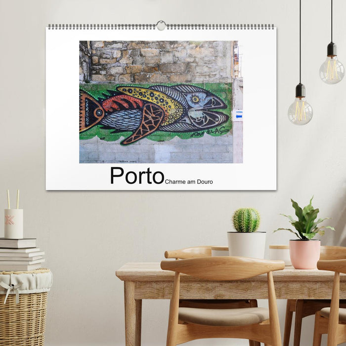 Porto - Charme am Douro (CALVENDO Wandkalender 2026)