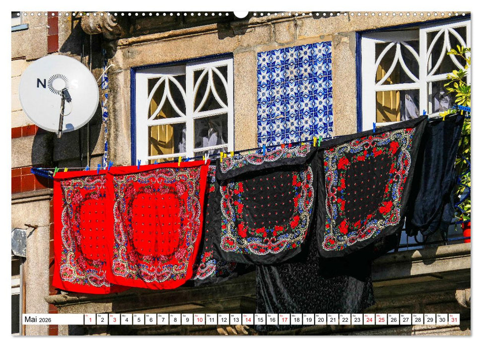 Porto - Charme am Douro (CALVENDO Wandkalender 2026)