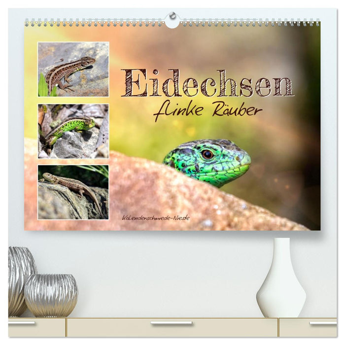Eidechsen, flinke Räuber (CALVENDO Premium Wandkalender 2026)