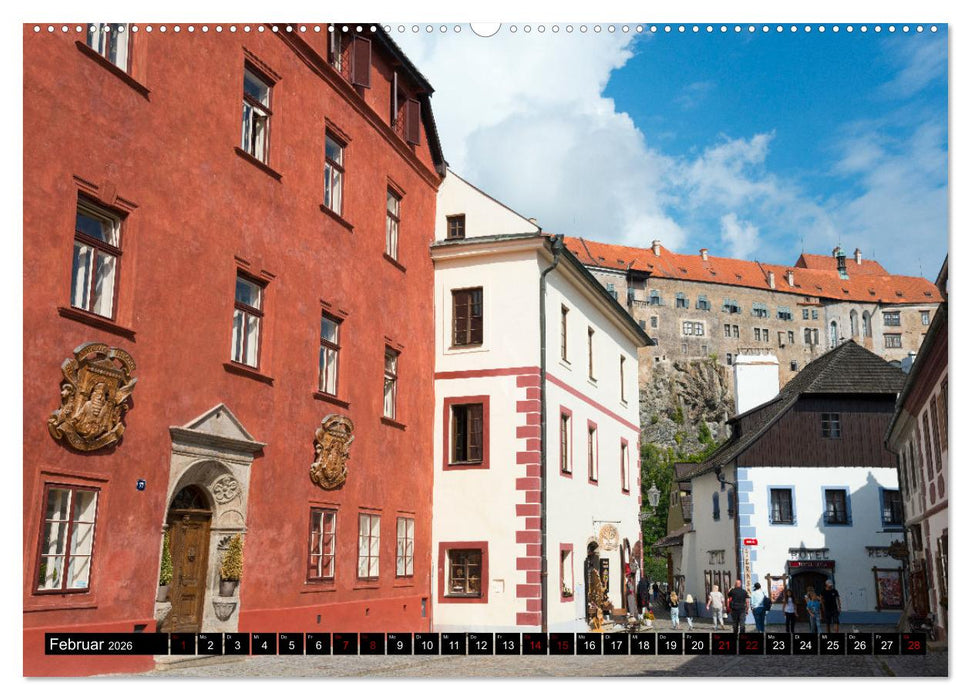 Ceský Krumlov - Böhmisch Krumau (CALVENDO Premium Wandkalender 2026)