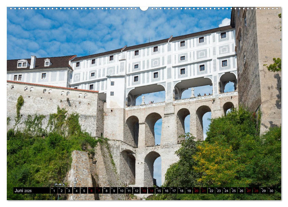 Ceský Krumlov - Böhmisch Krumau (CALVENDO Premium Wandkalender 2026)