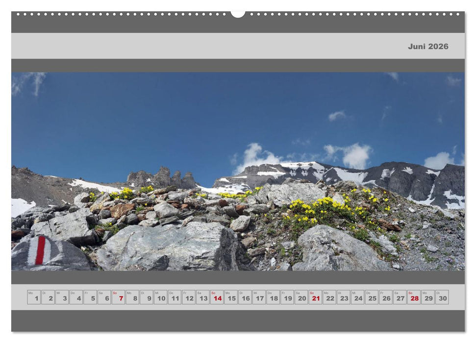 Panorama Alpen (CALVENDO Premium Wandkalender 2026)