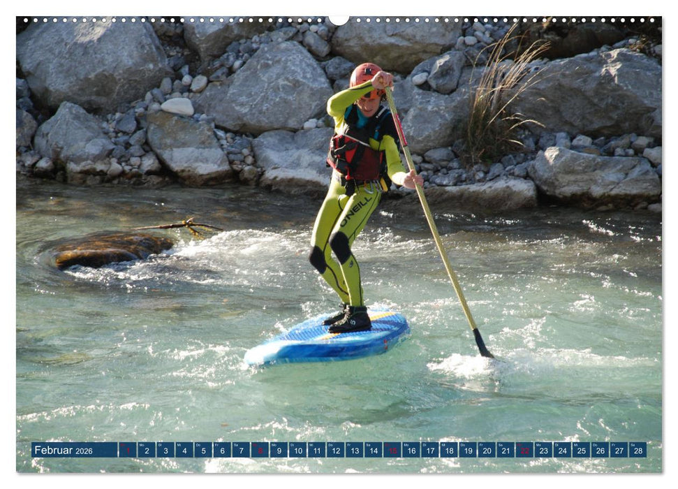 Wildwasser Stand up (CALVENDO Premium Wandkalender 2026)