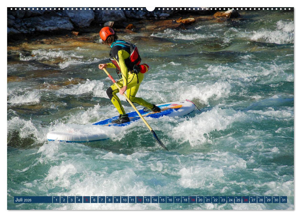 Wildwasser Stand up (CALVENDO Premium Wandkalender 2026)