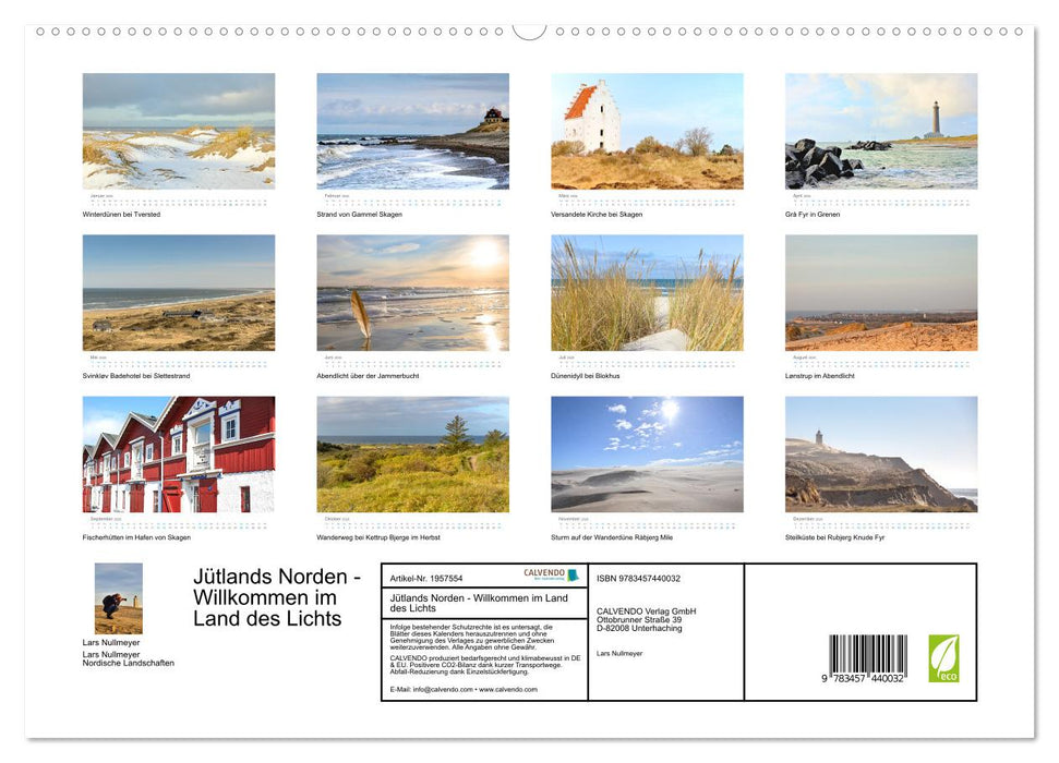 Jütlands Norden - Willkommen im Land des Lichts (CALVENDO Premium Wandkalender 2026)