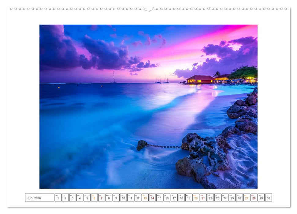 Traumhafte Strände (CALVENDO Premium Wandkalender 2026)