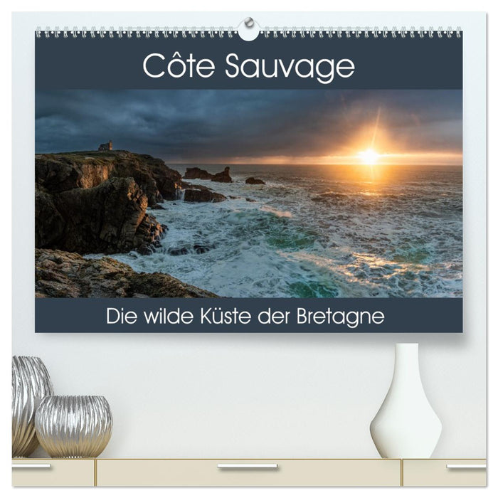 Côte Sauvage - Die wilde Küste der Bretagne (CALVENDO Premium Wandkalender 2026)