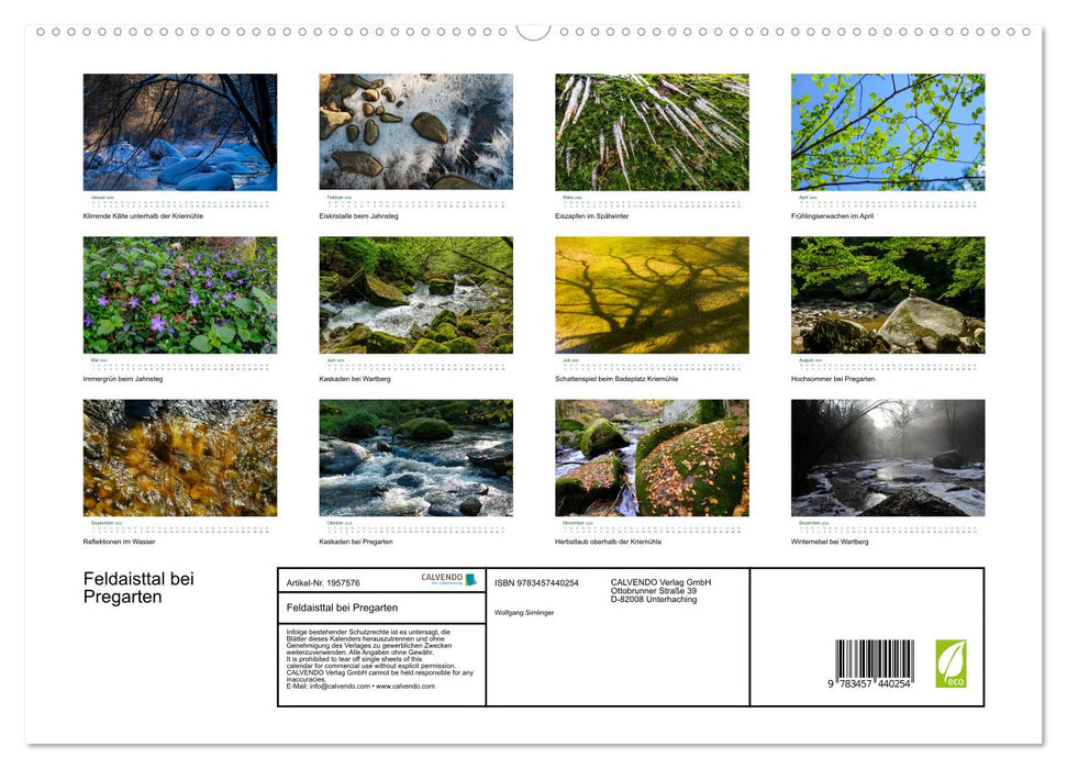 Feldaisttal bei Pregarten (CALVENDO Premium Wandkalender 2026)
