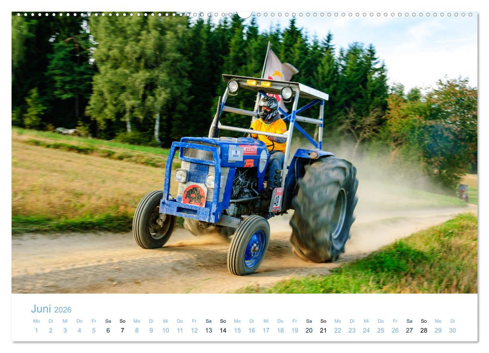 Traktorrennen - die 24 Stunden von Reingers (CALVENDO Premium Wandkalender 2026)