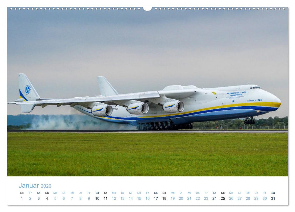 ANTONOV AN-225 "MRIJA" (CALVENDO Premium Wandkalender 2026)