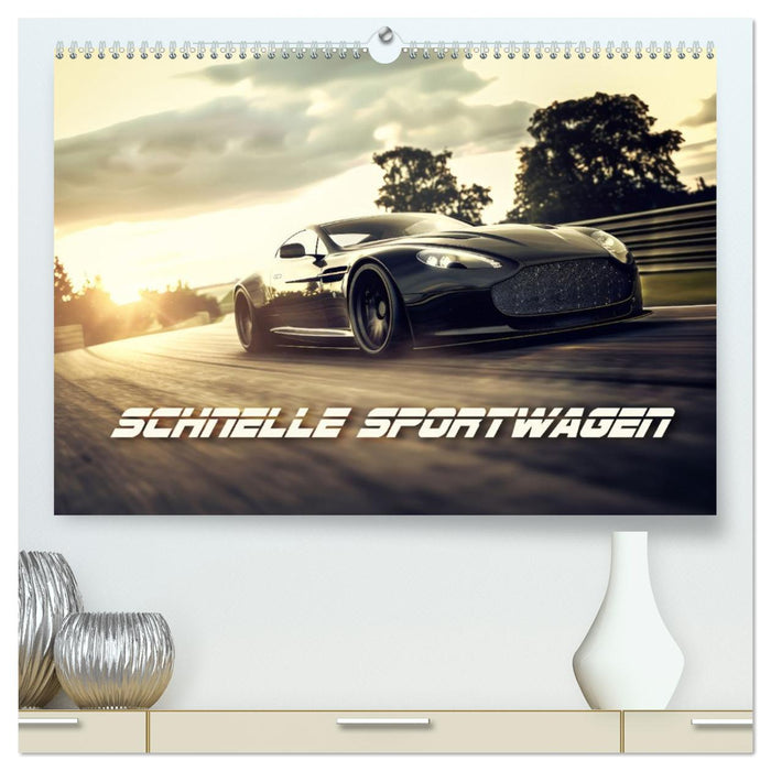 Schnelle Sportwagen (CALVENDO Premium Wandkalender 2026)