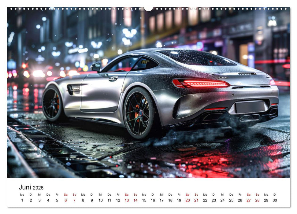 Schnelle Sportwagen (CALVENDO Premium Wandkalender 2026)
