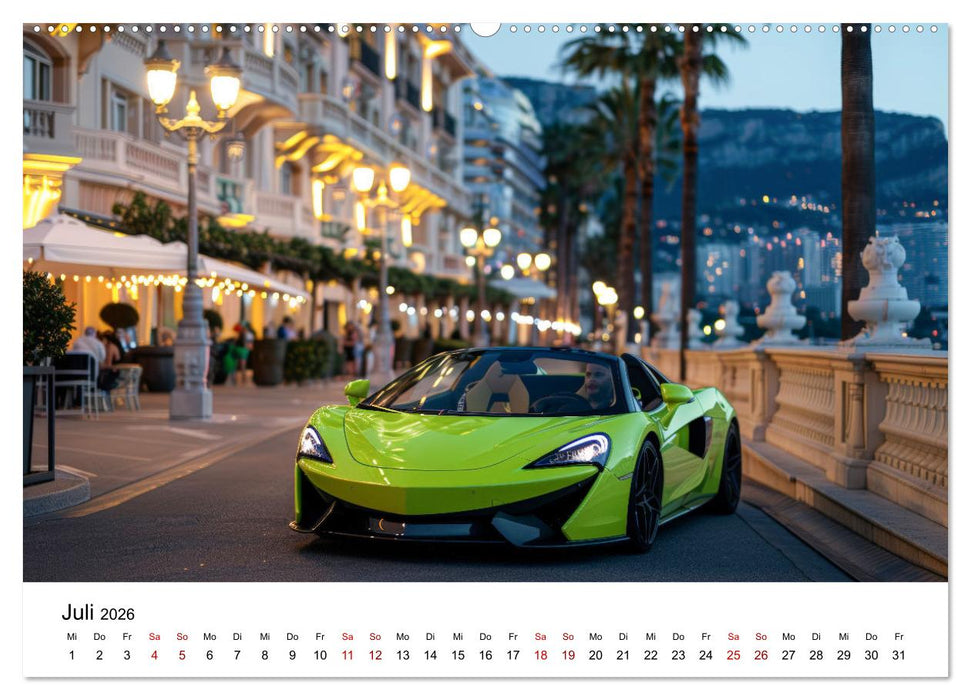 Schnelle Sportwagen (CALVENDO Premium Wandkalender 2026)